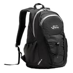 Black Crevice Tasman Backpack 24 L I Outdoor Backpack with Ventilated Back System I Adjustable Sports Backpack with Multiple Compartments I Ergonomic Backpacker Backpack for Men and Women