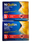 2 Pack-NiQuitin 7Mg Clear Step 3. 24 HOUR. 7x2 Patches Stop Smoking Aid.