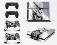 Trooper Autocollant Vinyle Autocollant Ps4 Console Skin + 2 Skins De Contrôleur