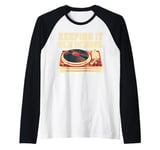 Funny Vinyl Record Art Vinyl Records Lover Album Men Women Raglan Baseball Tee