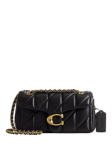 Coach Tabby 20 Quilted Leather Shoulder Bag, Black