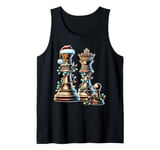 Chess Player Christmas Hat Xmas Tank Top