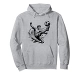 SOCCER PLAYER LAST SECOND GOAL AND BALL SAVE FOOTBALL Pullover Hoodie