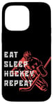 Coque pour iPhone 14 Pro Max The Real Evolution Of Hockey, Ice Hockey T-shirt, Hockey