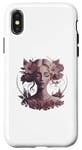 Coque pour iPhone X/XS Sculpture Femme Femmes Autonomisation Fleurs