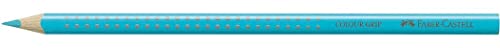 Faber Castell Crayon de Couleur-Colour Grip, 112454, Turquoise Cobalt Clair