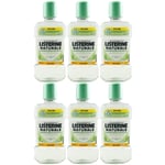 Listerine Mouthwash NATURALS GUM PROTECTION 6 x 600ml Mild Flavor