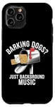 Coque pour iPhone 11 Pro Des chiens qui aboient ? Just Background Music Mail Carrier Postal Work