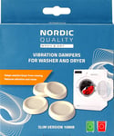 Nordic Quality vibrasjonsdempere 4-pakning 352219