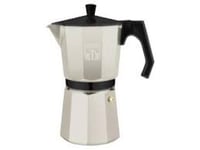 Cecotec Cafetiere Italienne Cumbia Mokclassic 600 Beige. Cafetière Italienne 300 ml Beige, 6 Tasses, Compatible Induction et Autres Surfaces, Poignée Ergonomique, Filtre Acier Inoxydable