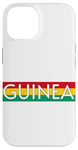 iPhone 14 GUINEA FLAG SPORTS SOCCER FOOTBALL ATHLETIC TEAM JERSEY Case