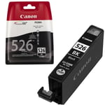 2 x Genuine Original Canon CLI-526 Black Ink Cartridge PIXMA FREE DELIVERY