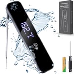 Thermometre Cuisine,[1s Lectures+Affichage Mumérique] Homtronics Thermomètre Cuisine Sonde Rechargeable,Thermometre de Cuisson Viande Rétroéclairage LCD pour Cuisson, Viande, BBQ, Steak, Huile, Lait