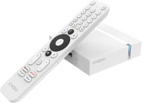 Strong Leap S3+V2 Google TV Box 4K UHD strømmeenhet (hvit)