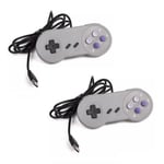 2 X Manette SNES (Super Nes) version US - contrôleur pour PC MAC via USB