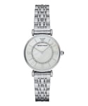 Emporio Armani Gianni T-bar WoMens Silver Watch AR1908 Stainless Steel (archived) - One Size