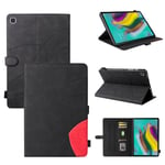 Coque Pour Tablet Samsung Galaxy Tab S5e 2019/Sm-T720,Etui Pour Tablet Samsung Galaxy Tab S5e 2019/Sm-T720 Pu Housse Flip Coque Avec Built Stand Et Magnétique Fermeture Bande,Noir