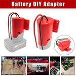 Power Adapter DIY Output Adaptor For Milwaukee 10.8V 12V M12 Li-ion Battery