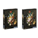 Clementoni - 31415.7 - Puzzle Collection - 1000 Pièces - Nature Morte de Fleurs - Van Dael (Lot de 2)