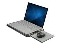 Startech.Com Lap Desk - For 13" / 15" Laptops - Portable Notebook Lap Pad - Retractable Mouse Pad - Anti-Slip Heat-Guard Surface (Ntbkpad) - Notebook-Dyna - 13" - 15" - Svart, Grå