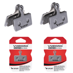 2 PAIRS Shimano G01S G02S G03S, Vandorm V-SPORT SEMI METALIC Disc Brake Pads