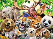 Ravensburger Wild Animal Selfie 300 piece jigsaw puzzle Age 9+ years