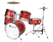 DIMAVERY JDS-305 Kids Drum Set, red, DiMavery JDS-305 barn trumset, röd