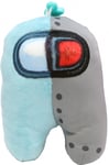 Among Us Clip-On-Plush Cyan Cyborg Crewmate - 13cm