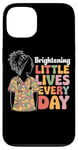 iPhone 13 Brightening Little Lives Every Day Pediatric Black Nurse Case