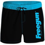 Maillots de bain enfant Freegun  Boardshort Court garçon ceinture élastique et colorée