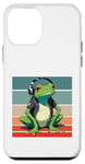 Coque pour iPhone 12 mini Frog Headphones Music Chill Cool Veste décontractée