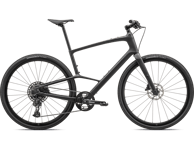 Specialized Specialized Sirrus X 5.0 | Hybridcykel kolfiberram | Satin Obsidian / Metallic Obsidian Fade / Satin Black Reflective