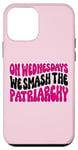 Coque pour iPhone 12 mini Les mercredis We Smash The Patriarchy Pink Feminism Féminisme