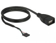 Delock USB-kabel - 4-pins USB 2.0-header til USB - 15 cm