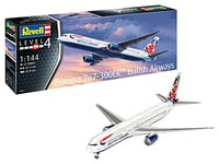 Revell 03862 Maquette d'avion à Construire Boeing 767-300er, échelle 1/144 Voies respiratoires, Gblanc