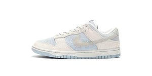 Nike Femme Dunk Low Sneaker, Photon Dust Lt Smoke Grey Lt Armory Blue, 37.5 EU