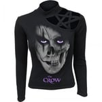 Spiral Direct Womens/Ladies Skull Face The Crow Long-Sleeved T-Shirt - XXL