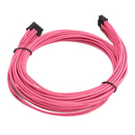 PCIe GPU Power Cable Alloy Copper Terminal PCIe 5.0 PSU Sleeved Cable Roseate