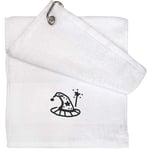 Azeeda 'Witches Hat' White Golf / Gym Towel (GT00029628)