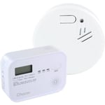 CHACON - Pack Detecteur de fumee + Co Alarm