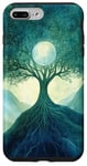 iPhone 7 Plus/8 Plus Fantasy Yggdrasil Tree Life Nature Spiritual Moon Case