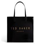 Acros Ted Baker Crinkle Large Icon Black Bag female