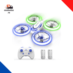 Drone Enfant, Mini Drone Avec Lumières Bleues Et Vertes, 4 Modes D'Éclairage