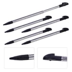 10 Silver Stylus Retractable Touch Screen Pen Fit For Nintendo 3DS LL XL Console