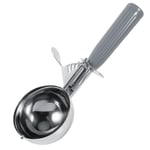 Ice Cream Scooper with Trigger, Stainless Steel Fruit Ice Cream Scoop Spoon with Plastic Handle, Ice Cream Scoop Metal(7.2CM)