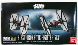 Bandai Star Wars Vehicle Model 004 First Order Tie Fighter Set BNIB from Japan