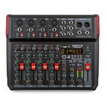 Vonyx 172.596 VM-KG08 Music Mixer 8-Channel BT/DSP/USB Record