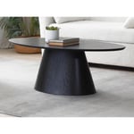 Vente-unique Table basse en MDF - Noir - ANTELADA