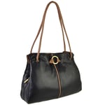 Ladies Soft Leather Shoulder Handbag by GiGi Othello Collection Classic Styli...