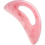 Gua Sha massageverktyg med handtag, stor hartsmassager för lymfdränering - Perfet pink